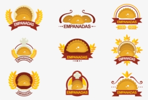 Empanadas Vector Emblems - Adornos Empanada Para Diseño Grafico Png #2062987