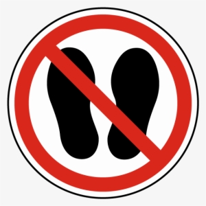 Do Not Walk Or Stand Here Label - Do Not Walk #2063052