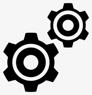 In This Icon There Are Two Cogs Aligned Diagonally - Services Icon #2063348
