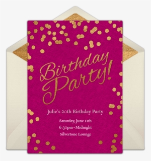 Birthday Party Dots Invitations - New Year #2063382
