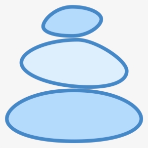 There Are Three Ovals Stacked High - Icon #2063690