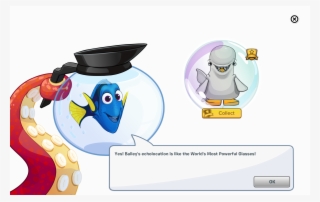 Finding Dory Party Task 4 Congrats - Cartoon #2063957