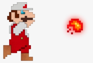 Graphic Transparent Library Real Life Fire Mario By - Fire Mario 8 Bit #2064105