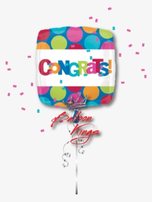 Congrats Dots - Cabana Dots Congratulations Dessert Plates - 17cm Paper #2064354