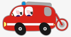 Png Black And White Clipart Firetruck - Fire Engine #2064446