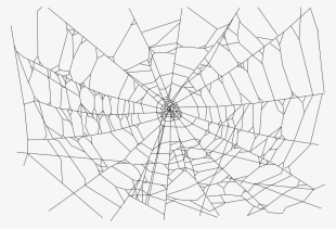 Spider Web Transparent Png - Realistic Spider Web Drawing #2064450