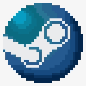 Steam Pixelart Icon - Steam Logo Pixel Art #2064487