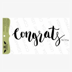 {ta111a} Stamp "congrats" - Calligraphy #2064859