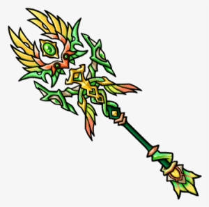 Gear Caduceus Winged Staff Render - Staff Of Hermes #2065275