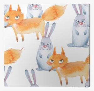 Pattern With Forest Animals - Illustration #2065294