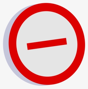 File - Symbol Declined - Svg - Circle #2065641