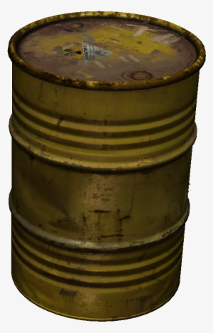 Yellow Oil Barrel - Oil Drum Png #2066131