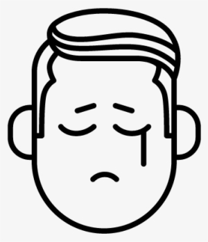 Boy Face With Tear Vector - Stupid Icon #2067302