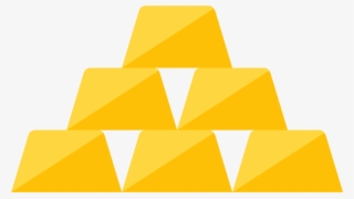 Bar Clipart Gold Biscuit - Gold Flat Icon Png #2067593