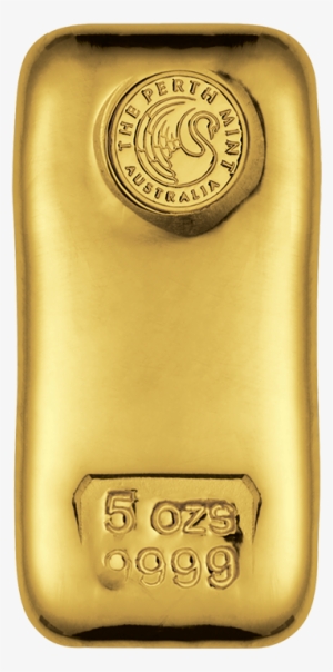 Perth Mint 5oz Cast Gold Bar - Gold Bar #2068011