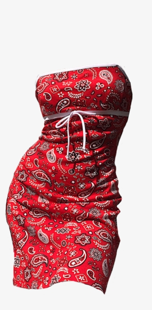 Red Dress Polyvore Moodboard Filler - Clothing #2068541