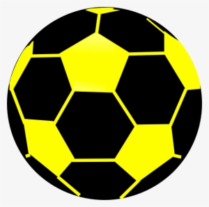 Small - Black And Yellow Soccer Ball #2068977