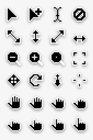 Matching Cursor Set, Designed For A 3d Cad Application, - Icon #2071145
