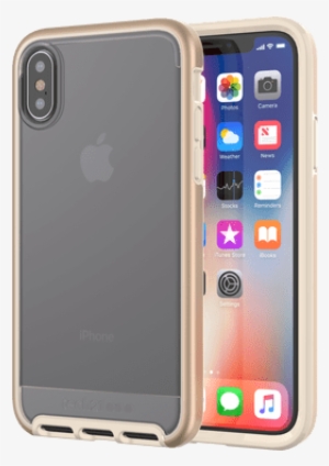 Front And Back - Rose Gold Tech 21 Case Iphone X #2071178