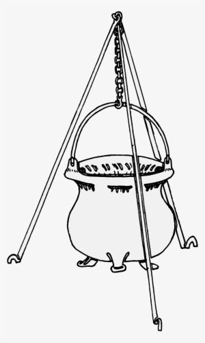 Cauldron Hanging From A Tripod #2071243