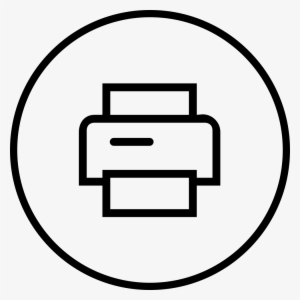 Fax Comments - Print Button Png #2073091