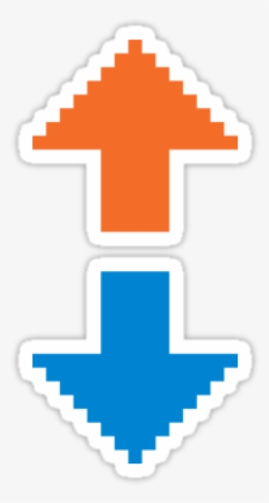 Reddit Upvote Downvote Sticker - Minecraft Story Mode Banners #2074254