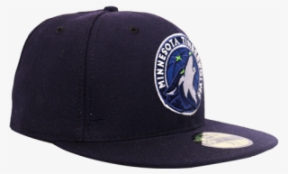 Minnesota Timberwolves Navy Global Icon Fitted Hat - Baseball Cap #2075189