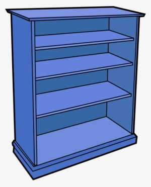 Shelf Clipart Transparent - Empty Book Shelf Clip Art #2076035