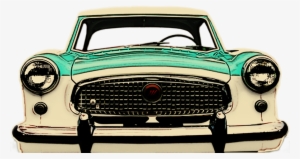 Car Vintage - Vintage Car Back Png #2076399