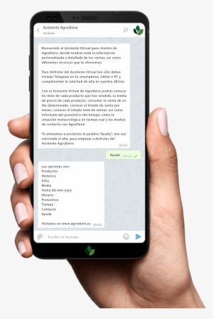 Smartphone Telegram - Mobile Png With Hand #2077823