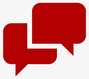 Organization - Comments Icon Red Png #2078356