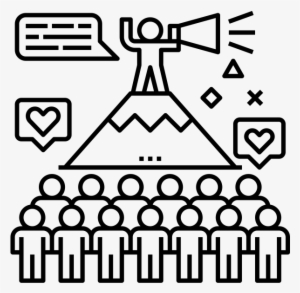 Strategy Icon - Influencer Marketing Icon #2078512