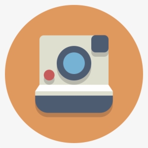 Circle Icons Polaroidcamera - Camera Icon Png Circle #2079267