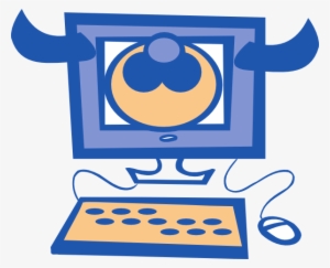 Free Vector Frankiechow Cow Computer Clip Art - Computer Clip Art #2081410