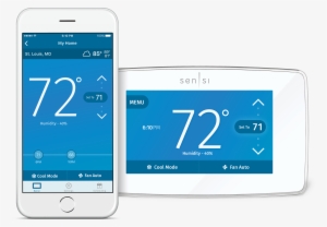 Sensi Touch Wi-fi Thermostat - Emerson Sensi Touch St75 #2081807