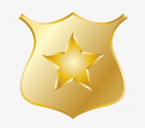 Download - Cartoon Police Badge Png #2081892