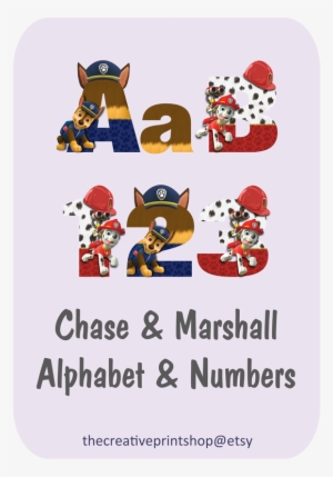 Paw Patrol Alphabet #2082089