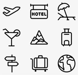 Travel 36 Icons - Travel Icon Transparent Background - Free Transparent ...