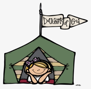 Image Black And White Melonheadz Lds Illustrating Girls - Girls Camp Clipart #2083102