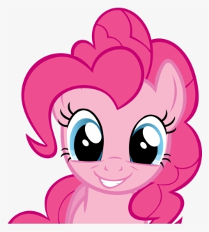 Pinkie Pie Up Close Smile - My Little Pony Headshots #2084137
