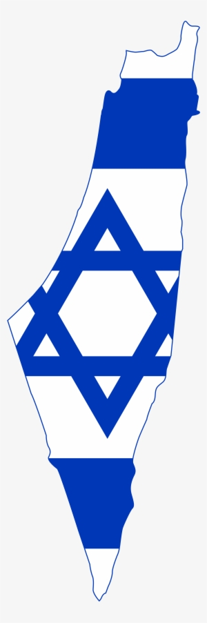 Open - Israel Map With Flag #2084324