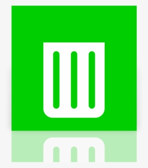 Empty, Mirror, Recycle, Bin Icon - Papelera De Reciclaje Metro Icon #2084531