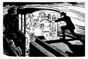Small - Train Robbers Clipart #2085018