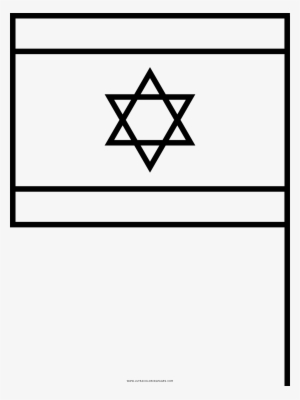 Flag Of Israel Coloring Page - Bandera De Israel Para Colorear #2085220