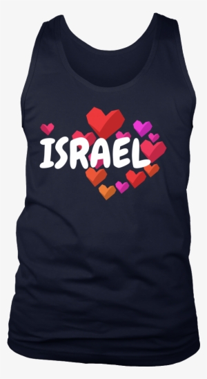 I Love Israel Vintage Retro Distressed Star Flag Tank - Shirt #2085303