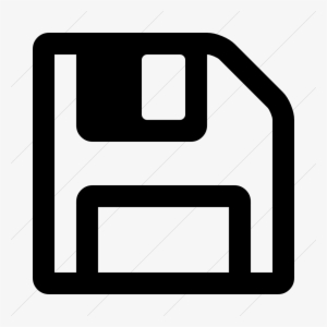 Black Save Icon - Floppy Disc Icon Png #2086013
