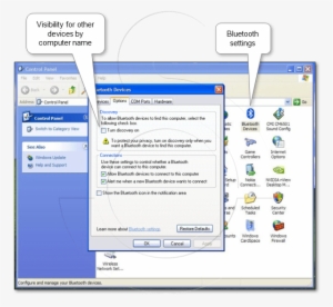 Check For Visibility For Other Equipment If Necessary - Bluetooth Connection Software Xp #2086428