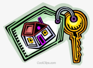 New Home Key Royalty Free Vector Clip Art Illustration - Free Clip Art New Home #2086688