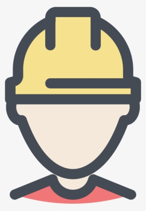 Construction Helmet Icon Png - Trabajador Icono Png #2087493