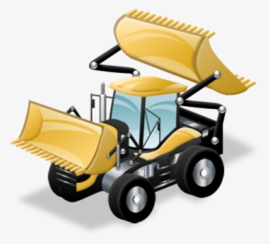 Bulldozer, Construction Icon - Construction Icon 3d Png #2087697